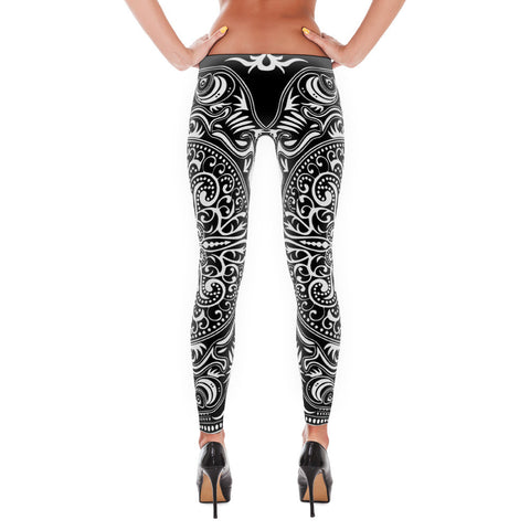 Ornate Leggings [BLACK]