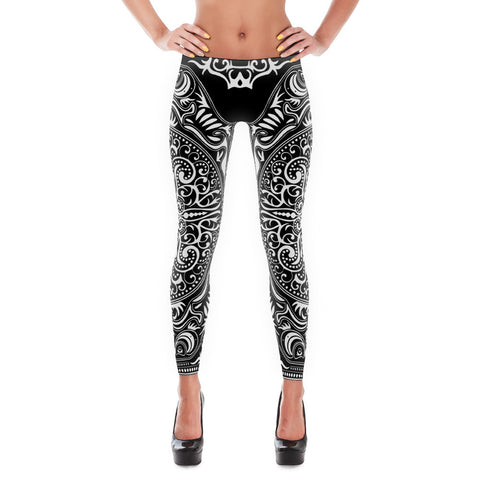 Ornate Leggings [BLACK]